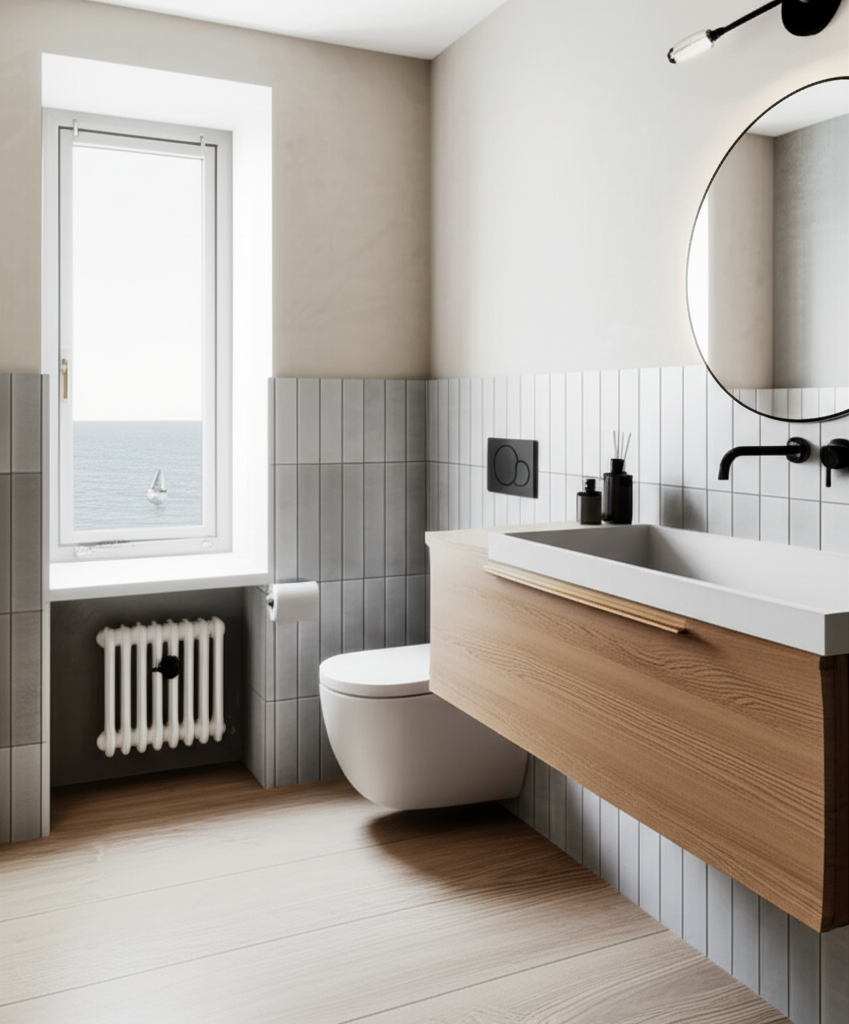 Modernt renoverat badrum i Malmö
