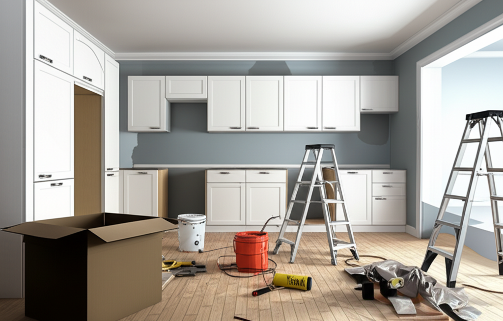 Badrumsrenovering process i Malmö
